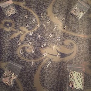 Small Sliver Letters